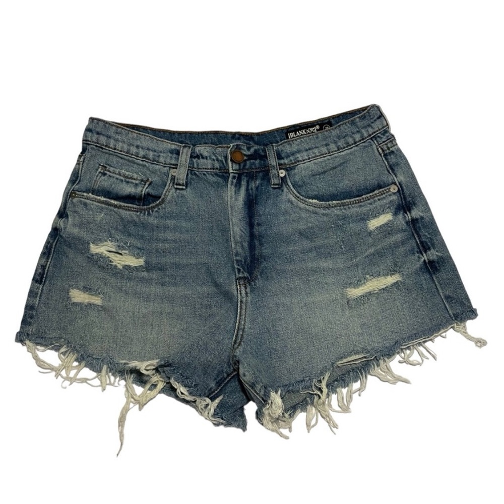 BlankNYC The Barron Distressed Jean Shorts Size 29 8